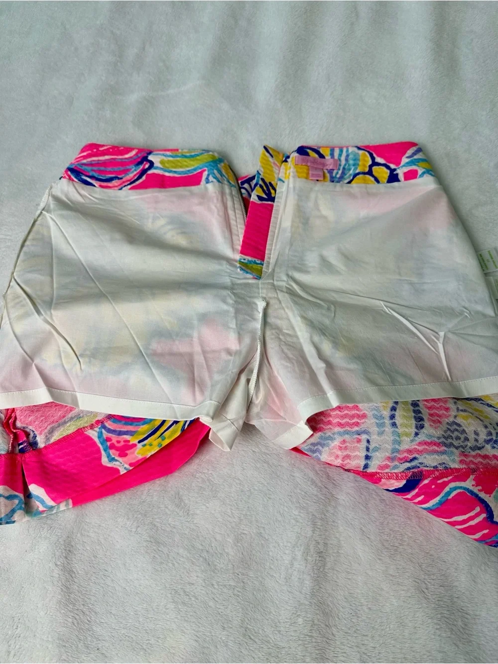 Lilly Pulitzer Marigold Skort in the “Kir Royal Pink Swept By The Tides” Print